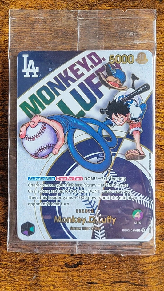Monkey.D.Luffy (010) Dodgers x One Piece Promotion Card