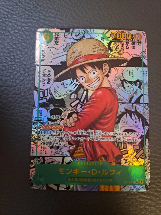 Monkey.D.Luffy (Manga Alt Art) OP13-118 Japanese